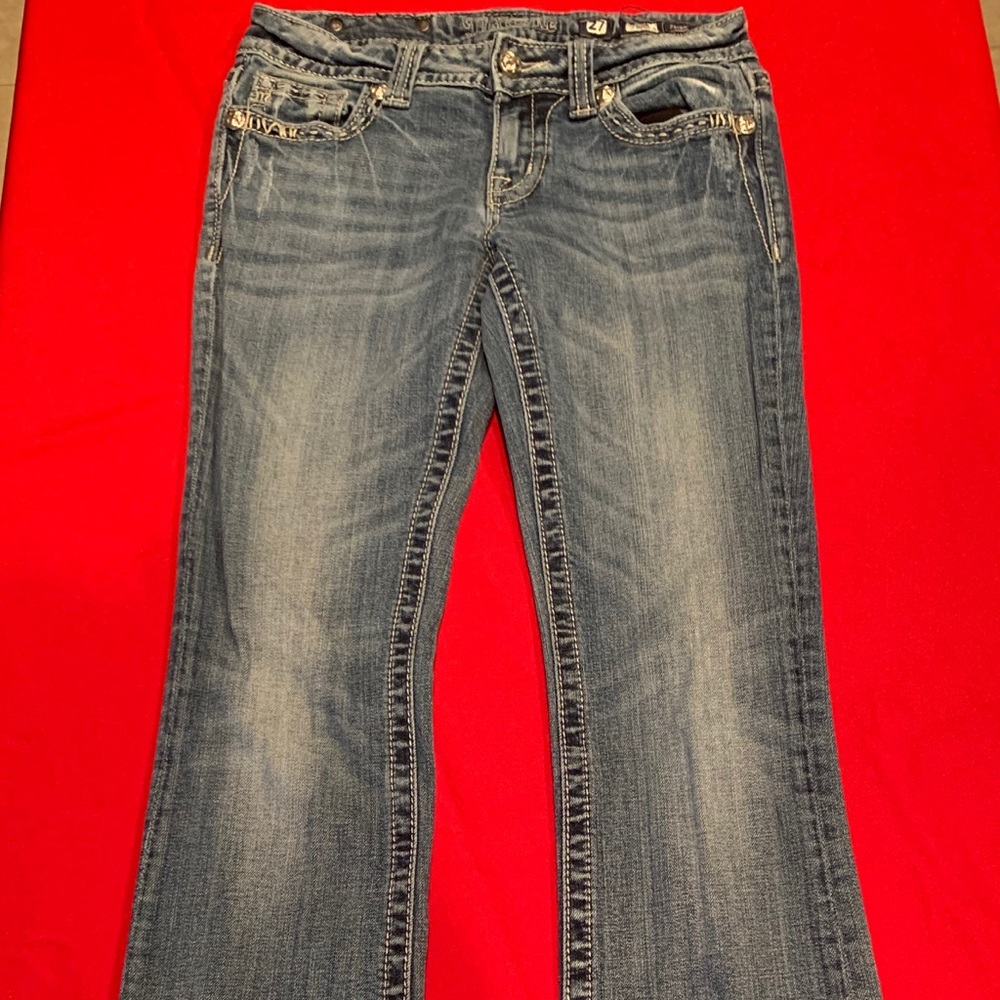Miss Me Boot Cut Jeans, Size 27